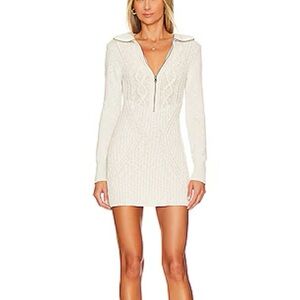 Free People Women's Mont Blanc Mini Dress beige S